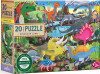 Eeboo Puslespil - 20 Brikker - Dinosaur Land