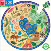 Eeboo - Puslespil - Rundt - 500 Brikker - Biodiversitet