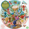 Eeboo - Puslespil - Rundt - Crazy Bug Bouquet - 500 Brikker