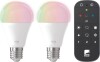 Eglo - Sæt 2X E27 A60 Fjernbetjening - Rgb Tw - Zigbee Bluetooth