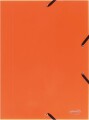 Elastikmappe - Pp - C4 - Orange - Spree