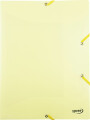 Elastikmappe - Pp - C4 - Pastel Gul - Spree