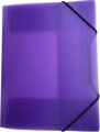 Elastikmappe Pp C4 Transparent - Lilla - Bright Office