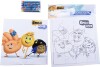 Emoji Farv-Selv-Puslespil Med 6 Farvebly