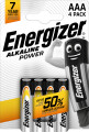 Energizer - Batteri Aaalr03 Alkaline Power 4-Pak