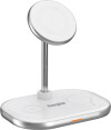 Energizer - Magnetic Qi 3-I-1 Wireless Charger With 15W Fast Charging - Usb