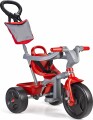 Rød Trehjulet Cykel Til Børn - Med Lad Stoftaske Og Håndtag