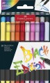Faber-Castell - Brush Pen Black Edition Set 20 Pcs 116452