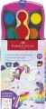 Faber-Castell - Connector Paint Box 12 Colours Unicorn 125002