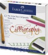 Faber-Castell - Pitt Artist Pens Calligraphy Studio Box Tusser - 12 Stk