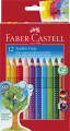 Faber-Castell Farveblyanter - Jumbo Grip - 12 Stk