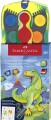 Faber-Castell - Paint Box Connector 12 Colours Dinosaur 125013