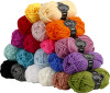 Fantasia Polyacrylgarn - L 35 M - Maxi - Assorterede Farver - 20X50 G