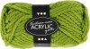 Fantasia Polyacrylgarn - L 35 M - Pind 9-10 - Grøn - 50 G