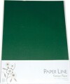 Karton - A4 - Mørkegrøn - 10 Ark - 180 G - Fantasy Paper - Paper Line