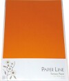Karton - A4 - Orange - 10 Ark - 180 G - Fantasy Paper - Paper Line