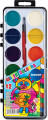 Farvelade 12 Farver Pensel 30 Mm - Centrum