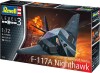 Revell - F-117A Nighthawk Modelfly Byggesæt - 1 72 - Level 3 - 03899