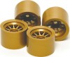 F104 Wheel Set Gold - 54525 - Tamiya