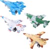 Magni - Fighter Jet Legetøjsfly Med Pull Back - Overraskelse