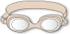 Filibabba - Svømmebriller - Whitecap Grey - Fi-03047