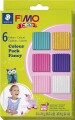 Fimo Kids Ler - Suppleringsfarver - 6X42 G