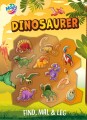 Find Mal Og Leg - Dinosaurer - Inkl 3D Klistermærker