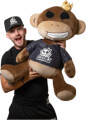 Firstgrade - Monkey Bamse - 60 Cm - Eiqu Miller