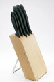 Fiskars - Essential Knivblok - Med 5 Knive