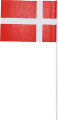 Flag På Stang - Papir 15 X 10 Cm - 10 Stk - Scanseason