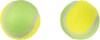 Flamingo - Legetøj Hund Smash Tennisbolde - Yellow And Green - 8 Cm