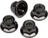 Flanged Lock Nut M5 Black4Pcs - Hpz682 - Hpi Racing