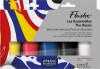 Lefranc Bourgeois - Flashe Vinyl Paint - Akrylmaling Sæt 5X80 Ml