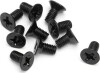 Flat Head Screw M3X6Mm 10Pcs - Hpz525 - Hpi Racing