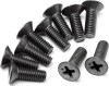 Flat Head Screw M4X12Mm 6Pcs - Hpz623 - Hpi Racing