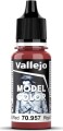 Vallejo - Model Color - Flat Red Mat - 17-18 Ml - 70957