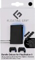 Floating Grip - Ps5 Wall Mount Sæt Inkl Silikone Covers - Sort