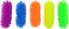 Fluffy Worm 23 Cm - Assorteret