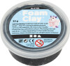 Glitter Foam Clay - Sort - Modellervoks - 35 G