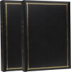Focus - Eterna Super 300 Fotoalbum 10X15 2-Pack - Sort Klassisk Design Med