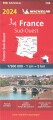 France Southwest 2024 Michelin National Map 708