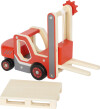 Gaffeltruck Legetøj I Træ - Inkl Palle - Rød - Small Foot