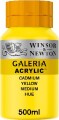 Winsor Newton - Galeria Akrylmaling - Cadmium Yellow Medium 500 Ml