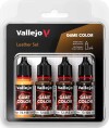 Vallejo - Game Color - Leather Set - 4X18 Ml