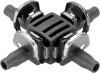 Gardena - Micro Drip 4-Vejs Kobling - 316 - 4 6 Mm - 10 Stk