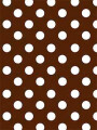 Gavepapir - Stor Rulle 200 M X 40 Cm - Brun - Store Prikker