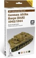 Vallejo - Maling Sæt - German Afrika Korps 1942-44 - Afv Camouflage - 6X8