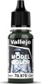 Vallejo - Model Color - Germany Camouflage Dark Green Mat - 17-18 Ml -