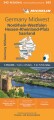 Michelin Kort - Germany Midwest - Regional Map 543