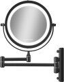 Gillian Jones - Makeup Spejl Med Lys Og 10X Forstørrelse - Væghængt -